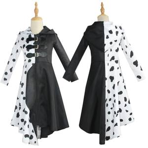 Disfraces de <span class=keywords><strong>Cruella</strong></span> en 3 Estilos, Disfraz de <span class=keywords><strong>Cruella</strong></span> De <span class=keywords><strong>Vil</strong></span> para Niñas, Traje de Fiesta para Halloween - Product Image 3