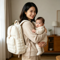 Sac à dos à langer isotherme grande capacité, imperméable, en nylon, sac de maternité multifonctionnel, sac de voyage pour bébé, toutes saisons
