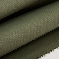 Tissu Ripstop en Nylon 300T Imperméable et Respirant avec Revêtement PU pour Veste d'Extérieur et Vêtements de Sport