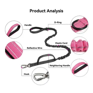 Factory Selling Dog Harness And Leash Durable Portable Strap Dog Leash