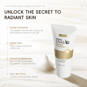 <span class=keywords><strong>Gel</strong></span> <span class=keywords><strong>nettoyant</strong></span> à l'essence d'escargot LAIKOU KOREA 50g, acide hyaluronique, crème anti-rides, éclaircissant, <span class=keywords><strong>hydratant</strong></span>, <span class=keywords><strong>nettoyant</strong></span> <span class=keywords><strong>visage</strong></span> - Product Image 4