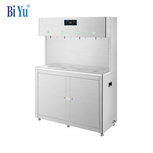 Ticari Paslanmaz Çelik Dikey Sıcak ve Soğuk Su Sebili, Doğrudan İçilebilir ve Kamu İçme Suyu için Su Arıtma Özellikli - Product Image 4