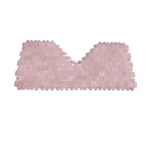 Masque yeux quartz rose & jade outil beaute usine gros - Product Image 1