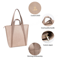Sac fourre-tout de luxe classique, nouveau modèle unisexe en cuir PU, fermeture ouverte, forme oreiller, doublure polyester, sans décoration, fabriqué en Chine