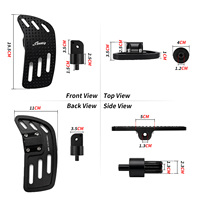 Repose-pieds CFMOTO 450CL-C, en alliage d'aluminium CNC, découpe creuse, larges, antidérapants, repose-pieds pour moto