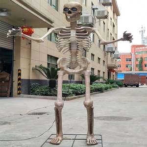 Usine moderne Halloween 8.2 pieds (2.5 mètres) Squelette en plastique assemblé géant Modèle complet du corps avec effet sonore électrique - Product Image 5
