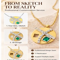 Fabricant de bijoux personnalisés OEM ODM, collier avec pendentif personnalisé, plaqué or, bijoux de mode avec emballage logo pour femmes