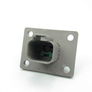 Разъем автомобильный герметичный DT04-2P-L012, 2-контактный, с фланцевым адаптером, корпус-штекер - Product Image 2