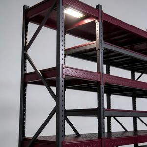 Étagères <span class=keywords><strong>de</strong></span> rangement robustes sur mesure Depotfit Factory, revêtement poudré, résistantes à la rouille, 4 roues, installation facile, réglables, en promotion - Product Image 3