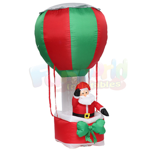 Ensemble de ballons gonflables joyeux noël, 1 pièce, gonflables, pour fêtes - Product Image 3