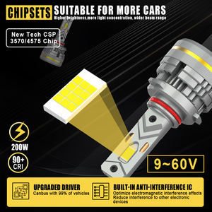 Kits de conversion LED pour voitures Gview G19W 9005 9006 Plug and Play Canbus Ready <span class=keywords><strong>HB3</strong></span> HB4 <span class=keywords><strong>P20d</strong></span> IP68 étanches à haute luminosité - Product Image 3