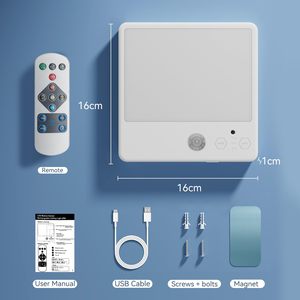 Cảm biến chuyển động ánh sáng tủ quần áo, không dây Ánh Sáng Trần với điều khiển từ xa, cho phòng tắm cầu thang hành lang lưu trữ phòng - Product Image 6