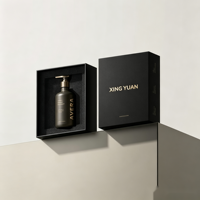 Boîte cosmétique en carton personnalisée avec couvercle et base, gaufrage doré et insert intérieur en EVA pour l'emballage de crème pour le visage (vente en gros)