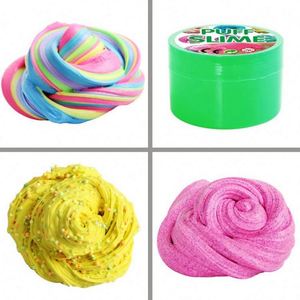 Trending Kids Toy Set Crystal Fluffy Anti-Stress DIY Soft Puff <b>Slime</b> Colourful Clay Playdough Kit Plastic - Product Image 5