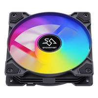 Ventilador de Caja de Ordenador Prism de 120 mm ARGB, Gran Oferta, Precio Bajo, Silencioso, Ventilador de Refrigeración PWM de 5 V, 3 Pines y 4 Pines para PC