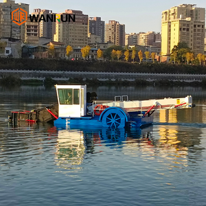 Barco cosechador <span class=keywords><strong>de</strong></span> maleza acuática subacuática para la limpieza <span class=keywords><strong>de</strong></span> residuos en lagos, ríos y estanques, y recolector <span class=keywords><strong>de</strong></span> basura <span class=keywords><strong>de</strong></span> superficie. - Product Image 5