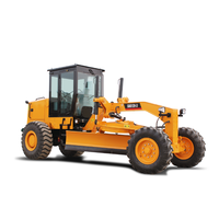 Niveleuse de terrain 200 CV avec lame de coupe large et réglable, modèle SAG200, pour l'entretien routier extérieur