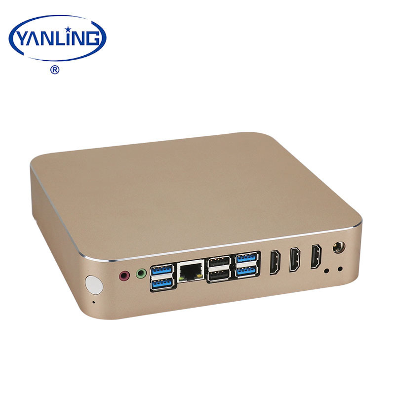 Pas cher Intel core i5 6500 i7 6700 bureau mini ordinateur pc avec 3 HD display port prend en charge 4K