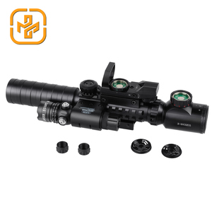 Factory 4-in-1 <strong>Scope</strong> 3-9x32EG Combo Functional Rangefinder Tactical <strong>Scope</strong> Red Dot Reticles Sight Green <strong>Laser</strong> Sight - Product Image 3