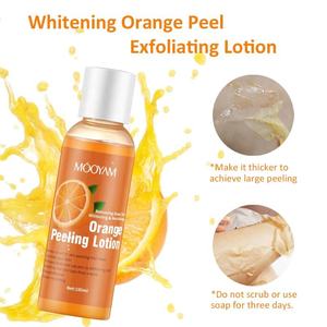 <span class=keywords><strong>Lotion</strong></span> <span class=keywords><strong>Exfoliante</strong></span> Visage et <span class=keywords><strong>Corps</strong></span> Orange Éclatante Tendance, Élimine les Peaux Mortes, Blanchit, Réduit les Rides et Illumine Instantanément 100 ml - Product Image 5