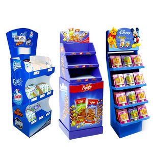 Miễn Phí Thiết Kế Khuyến Mãi Siêu Thị Cửa Hàng Hàng Hóa Sản Phẩm Các Tông Hiển Thị Sàn Đứng Giấy Kệ Giá Đơn Vị Cho Đồ Uống - Product Image 3