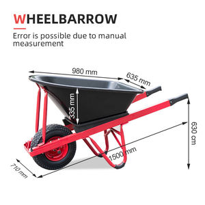 รถเข็นล้อเดียวทำจาก PU สำหรับอุตสาหกรรมรถเข็นบ้านเชิงพาณิชย์160L/200L ฟังก์ชั่นกลางแจ้งขนาดใหญ่ - Product Image 6