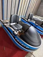 Bateau à moteur électrique à grande vitesse pour 2 personnes, karting aquatique large, bateau populaire pour adultes, moteur de yacht extérieur 1,5 CV 30 km/h, similaire au requin