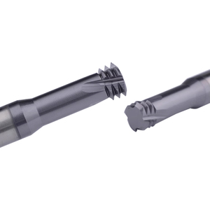 Fresa de fresado Bibo UNC de 3 dientes con extremo plano para máquinas de fresado, recubierta OEM para corte de metal y acero CNC - Product Image 5
