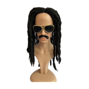 Perruque <span class=keywords><strong>de</strong></span> fête <span class=keywords><strong>Rasta</strong></span> synthétique pour homme, <span class=keywords><strong>déguisement</strong></span>, bon marché, Dreadlocks, HPC-2116 - Product Image 1
