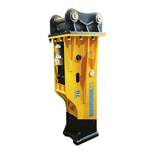 Casse-roche hydraulique robuste S70 pour la construction et l'exploitation minière, type supérieur, doté de composants essentiels innovants - Moteur de marteau brise-roche et burin - Product Image 1