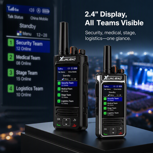 XUNLIBAO 2600 เครื่องวิทยุสื่อสาร POC จากผู้ผลิตที่เมืองเฉวียนโจว ระบบ 4G Lte หน้าจอ 2.4 นิ้ว ไม่มีค่าธรรมเนียมแพลตฟอร์ม เหมาะสำหรับงานเทศกาล สถานที่ขนาดใหญ่ - Product Image 2