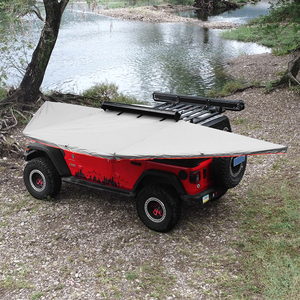 Homful Đi Du Lịch Gia Đình Trại 180 Xe Bên Mái Hiên Tường Đứng Miễn Phí <span class=keywords><strong>4X4</strong></span> Nhôm Không Thấm Nước Xe Mái Hiên - Product Image 6