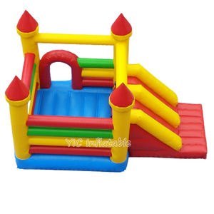 <span class=keywords><strong>Castillo</strong></span> Inflable con Tobogán, <span class=keywords><strong>Castillo</strong></span> Hinchable para Niños con Tobogán, Cama <span class=keywords><strong>El</strong></span>ástica para Exteriores para Fiestas de Cumpleaños en <span class=keywords><strong>el</strong></span> Patio Trasero - Product Image 4