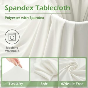 ผ้าปูโต๊ะสีทึบสำหรับโรงแรมผ้าปูโต๊ะโต๊ะกลมขนาดใหญ่สำหรับงานแต่งงานร้านอาหารห้องจัดเลี้ยง - Product Image 4