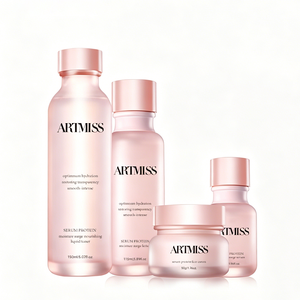 Em Estoque, Baixo MOQ, Kit de Cuidados com a Pele Moisture Surge com 4 Peças: Sérum, Tônico Hidratante, Loção e Creme para Todos os Tipos de Pele - Product Image 1