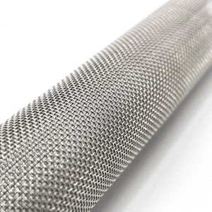 Bán buôn cung cấp 10 30 40 80 100 120150 200 Micron lưới thép không gỉ sàng vòng hình dạng dệt dây lưới lọc silencer Ống - Product Image 3