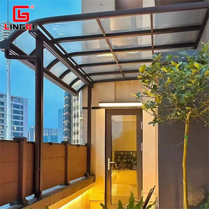 Toldo elegante con diseño resistente a los rayos UV que ofrece refugio elegante para tejados, terrazas, patios, Céspedes, cafés al aire libre - Product Image 4