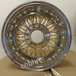 Jantes en acier 15x7 72R inversées 72 rayons croisés <span class=keywords><strong>centre</strong></span> doré pour <span class=keywords><strong>Mercedes</strong></span> - Product Image 3