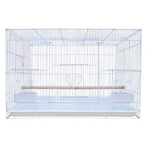 60x43x41cm personnalisé grand gros gros fil de fer oiseau élevage Pigeon perroquet Cage grand métal oiseau perroquets canari Cage - Product Image 3