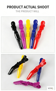 Hair Color Crocodile <b>Clips</b> Hairdressing <b>Tools</b> Salon Special Perm Dye Positioning Partition <b>Clips</b> Duckbill <b>Clips</b> hair comb set - Product Image 6