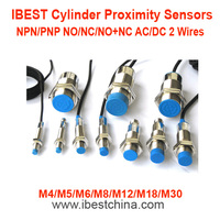 IBEST-Sensor de proximidad de inducción de desplazamiento de posición de Metal, salida analógica de 15mm de distancia, CC 0-10V, cuadrado, S30
