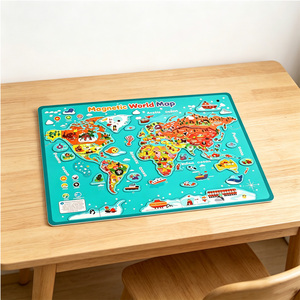 <span class=keywords><strong>Puzzle</strong></span> magnétique personnalisé de la <span class=keywords><strong>carte</strong></span> <span class=keywords><strong>du</strong></span> <span class=keywords><strong>monde</strong></span>, jouets éducatifs magnétiques pour enfants - Product Image 5