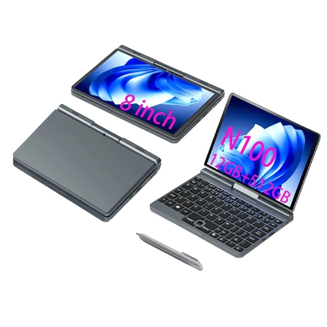 PIPO W8 8 Inch Touch Screen Pocket PC Mini Laptop 12RAM 512GB SSD Win11 Laptop