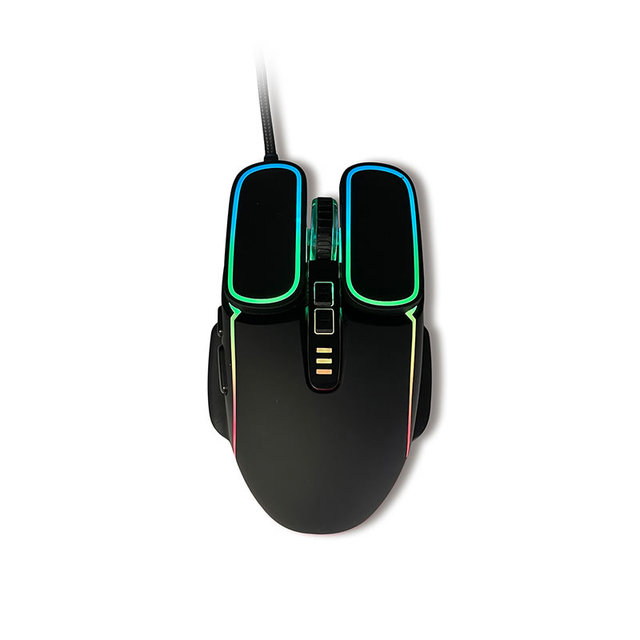 GM-183L New New Ergonomic Wired Gaming Mouse 7D RGB Lighting USB Optimal for PC Laptop Desktop Gamers Includes Backlight
