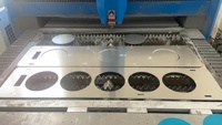 Panneaux/Entretoises en aluminium/acier inoxydable découpés au laser |   Plaques d'étiquetage et plaques signalétiques personnalisées pour machines avec usinage par électroérosion à fil