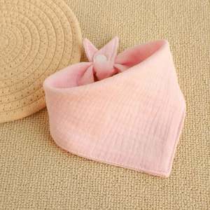 Bavoirs bandana pour bébé en coton naturel antibactérien et écologique, taille personnalisée, fermeture à boutons, lavables, service OEM pour nourrissons - Product Image 6