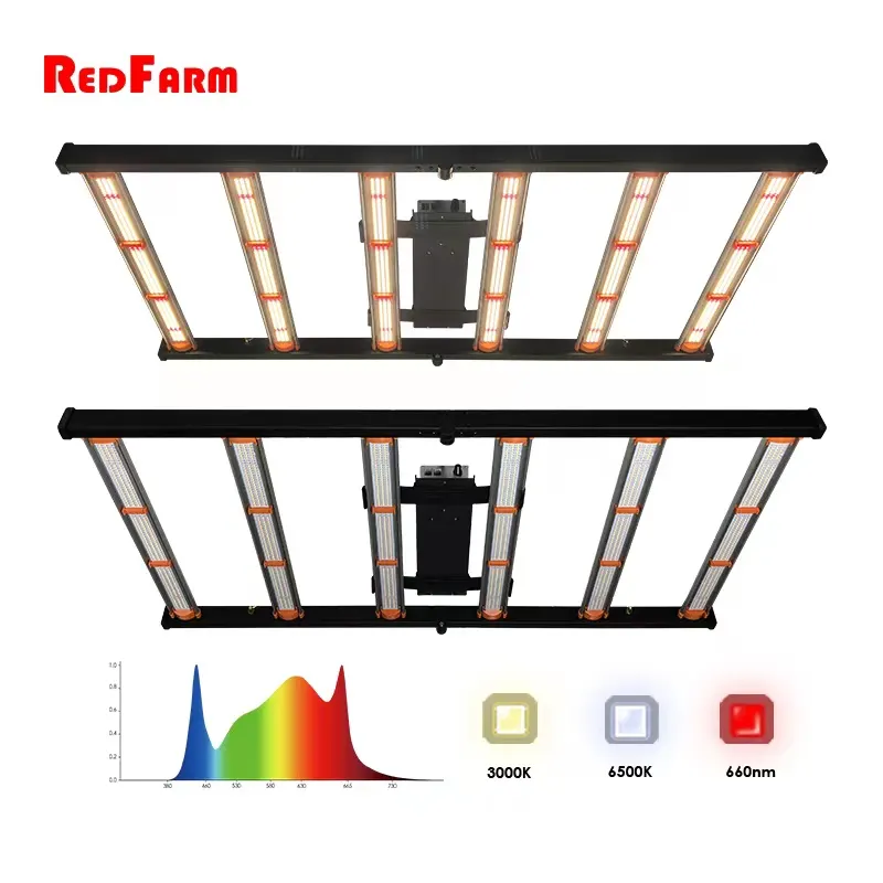 Bande de plantes à spectre complet 4X4, systèmes d'éclairage hydroponique 240W, lampe de croissance Led 480 watts