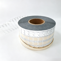 Étiquette RFID autocollante en PET réinscriptible programmable 860-960 MHz, autocollant RFID, étiquette UHF pour la gestion des stocks industriels