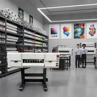 Imprimante DTF Rouleau-à-Rouleau A1 Quatre Têtes d'Impression I3200 Nouvelle Génération Entièrement Automatique Pigmentaire Largeur Maximale 650mm Dotée d'un Distributeur de Toner Haut de Gamme