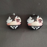 Fournisseur chinois en gros de jouets en peluche doux et moelleux, personnalisés, ronds, Manjuu imprimés, logo de dessin animé, anime, Manjuus personnalisés